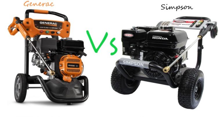 generac vs simpson pressure washer