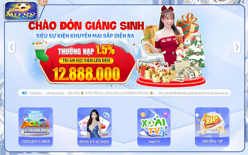 Đỉnh cao nhà cái casino Mu88