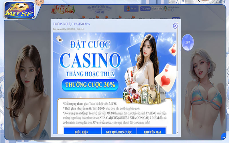 Đôi nét về sảnh lớn casino Mu88